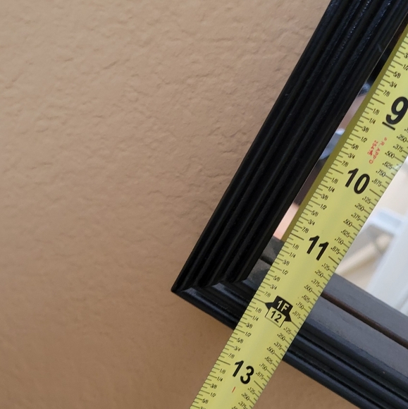 Versatile Black Frame Skinny Mirror - Picture 6 of 6